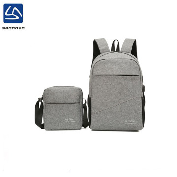 Explosion models simple leisure travel backpack male multi-function Korean laptop bag school bag